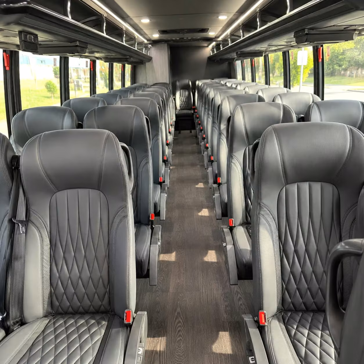 25 passenger minibus inside