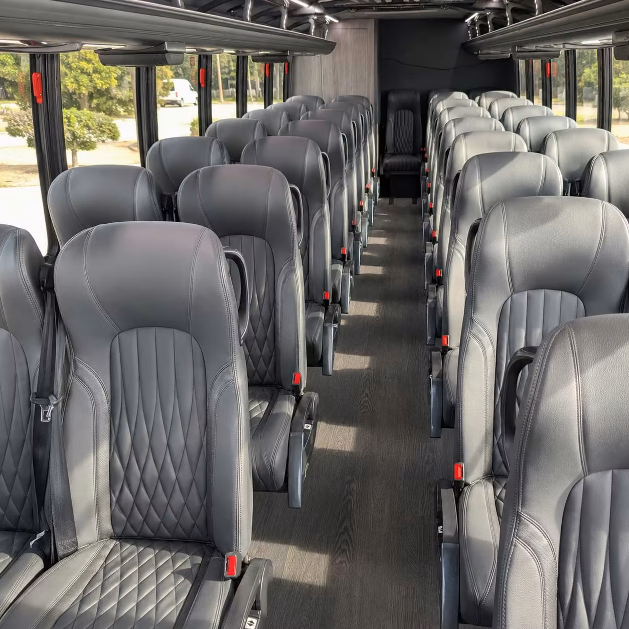 28 passenger minibus interior